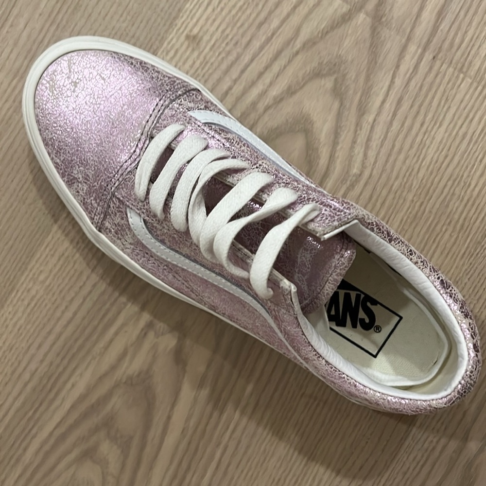 Vans Pink Glitter Sneakers